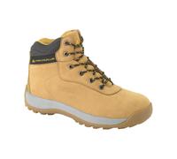 (8) Delta Plus LH840 Nubuck Leather Hiker Safety Work Boots Tan (Sizes 7-12)