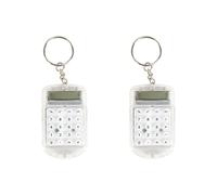 8 Digit Keychain Calculator Durability with Cover Design Keyring for Homework and Shopping Math Pocket Calculator Keychain