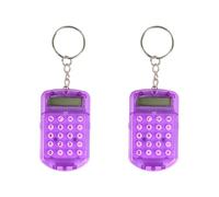 8 Digit Keychain Calculator Durability with Cover Design Keyring for Homework and Shopping Math Pocket Calculator Keychain