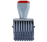 8 Digit Number Roller Stamps - Small Price Date Stamp Personalized Number Symbol Rolling Wheel Stamp Multi-Function DIY Rubber Scrapbooking Roller Stationery Office Business Changeable Stamps