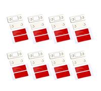 8 Door Magnets, Magnetic Door Catch, Magnetic Strips Self Adhesive, Suitable for Kitchen and Bedroom Drawers, cabinets, wardrobes, Sliding Doors, etc (42×17.5×2.5mm)