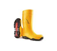 Dunlop Purofort +Full Safety Wellingtons Yellow Size 8