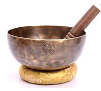 8" E Note Tune Full Moon Singing Bowl | Chakra Healing Bowl |Tibetan Full Moon Night Singing Bowl | Handmade Full Moon Bowl | Mindfulness Gift