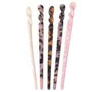 标题8： Elegant Hair Accessory Luxurious Embellishment Elegant Acrylic Carved Delicate Hairpin Fashion Stick Acetate Accessory