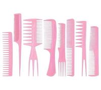 8 Elite HAIR COMB Set -Detangling, Teasing Comb, Edge Hair, Fine Tooth, Afro 3a To 4c, Straight, Curly, Frizzy, Kinky Hair, Wet Or Dry