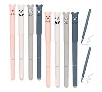 8 Erasable Pen Set, Animal Erasable Pens, Cartoon Gel Pens, Cute Gel Pens, Suitable for Use As Student Stationery, Office Supplies