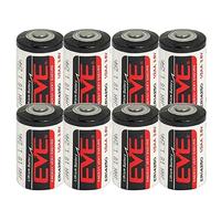 8 EVE ER14250 1/2AA 3.6V LITHIUM BATTERY ENERGY VERY ENDURE BOBBIN CELL SIZE NEW