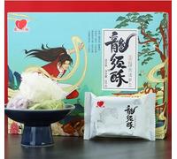 8 flavors Dragon-Beard Candy，Chinese crisp candy,Dim sum,maltose silk,soft candy, snow candy,traditional hand-made cakes, traditional desserts,Candy Gifts (Coconut fragrance,1 box)