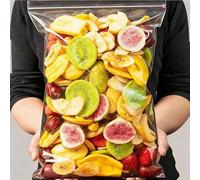 【8 Flavors Freeze-Drying Dried Fruit】Strawberry Yellow Peach Red Dates Banana Apple,Preserved Fruits,Vegetables,Delicious Chinese Healthy Snacks,Instant Casual Snacks,Vegetarian (1bag)