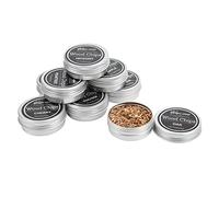 8 Flavors Natural Smoking Wood Chips, Smoke Infuser Chips Including Hickory, Beech, Cherry, Peach, Pear, Oak Sawdust, Mixed Logs, Cocktail Smoker Chips for Cocktails, Drinks, Food, BBQ