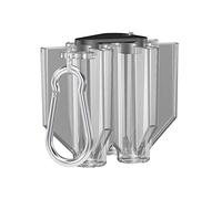 8 Flight Plastic Case Clear Transparent Darts Wallet, 3 Flights per, 3 Flights per Case, 400250