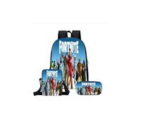 (8) Fortnite Game School Bag Backpack Lunch Bag Pencil Case 3PCS
