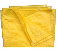 8 Ft X 10 Ft High Visibility Yellow Tarp - 3.3 oz.