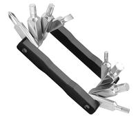 8 Function Cycling Folding Hexagonal Spokes Wrench Space Saving Portable Bike Wrench Easy to Use for Bicycles and Maintenance