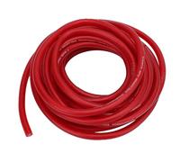 8 Gauge AWG 25ft Automotive Power Ground Battery Cable - Flexible Installation Wire for Radio, Lighting & Speaker Use in (Red)