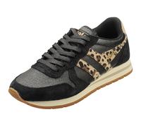 (8) Gola Daytona Blaze Womens Fashion Trainers in Black Leopard