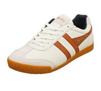 Gola Harrier Mens Classic Trainers in White Orange - 8 UK