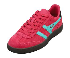 (8) Gola Viper Unisex Fashion Trainers in Fuchsia Black