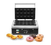 8-Grid Commercial Tart Baker, 1550W Crispy Crust Machine