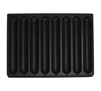 8 Grids Sausage Grilling Pan Thickened Aluminum Plate Non Stick Hot Dog Mold Tray Multipurpose Grill Pan for Home Kitchen Camping BBQ