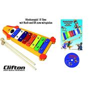 8 harmonic chimes with book and CD with dog head