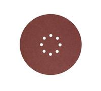 8 Hole 225mm Red Sanding Disc Aluminum Oxides Abrasive Pad Sandpaper 40-120 Grit For Wood Metal Grinding Round Sanding Paper