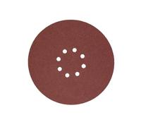8 Hole 225mm Red Sanding Disc Aluminum Oxides Abrasive Pad Sandpaper 40-120 Grit For Wood Metal Grinding Round Sanding Paper