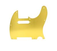 8 Hole Anodized Aluminum Tele Pickguard Modern Style TL Pick Guard for Tele/Telecaster (Gold)