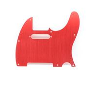8 Hole Anodized Aluminum Tele Pickguard Modern Style TL Pick Guard for Tele/Telecaster (Red)