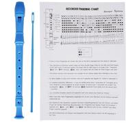8 Hole Beginner Flute With Cleaning Rod Soprano Recorder Clarinet ABS German Treble Flute Woodwind Instruments