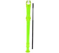 8 - Hole Clarinet ABS Transparent, Portable Instrument with Cleaning Rod - Easy to Play, Durable Material, Ideal for Beginners and Music Learners (Fluorescent Green)