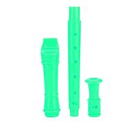 8 Hole Clarinet Flute with Cleaning Rod Instruction for Kids Beginner Educational Instrument for Music Course Kindergarten ABS Material Green (Green)