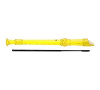 8-Hole Clarinet Plastic, Clarinet Treble 8-Hole Clarinet OnePiece Clarinet for Performance Banquet, Instrument Room, Music Classroom (Yellow)