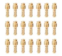 8-Hole Design for pilot Jets 21pcs for Engine Tune 8-Hole Design | 21-piece set, sizes 15-65, 2.5 increments, copper material, precise fuel tuning for mikuni carbs