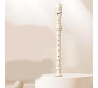 8 Hole German Style Soprano Recorder (Key Of C) Ideal For Beginners Recorder(White)
