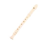 8 Hole Recorder Portable Pleasant Sound 8 Hole Flute Durable for Beginners to Perform (White)