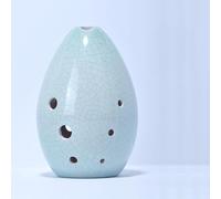 8 Holes F Key Ocarina Flute Music Instrument Good Sound Ancient Instrument for Beginner Gift Hand Polished Fired (Color : Sky blue)