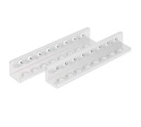 8 Holes L Type Aluminum Beam Robots Accessories Lightweight Durable Easy Install for Robotics Enthusiasts 12 x 12 x 72mm 2Pcs