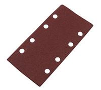 8 Holes Rectangular Sanding Pads 40/60/80/100/120/180/240 Grits Self-Adhesive Flocking Sandpaper Hook and Loop Pads