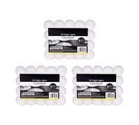 8 Hour Long Burn Night Light Candles Unscented Tealights - Various Pack Sizes of Tea Lights Home Decorative and Soothing Accessories (Pack of 3 (60 tealights))