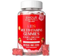8 Hour SleepWell Kids Multivitamin Gummies - Sugar-Free, Vegan, Chewable | 13 Essential Vitamins & Minerals for Immune, Energy & Growth Support | A, C, D3, E, B12, Zinc | Non-GMO