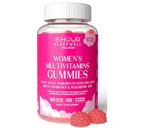 8 Hour SleepWell Women’s Multivitamin Gummies - 25 Essential Vitamins, Minerals & Botanicals with Biotin, Vitamin C, D3, E, A, B12, Zinc,Marine Collagen - Sugar-Free, Vegan, Non-GMO
