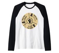 8 Hours Labor, 8 Hours Recreation, 8 Hours Rest Raglan Baseball Tee