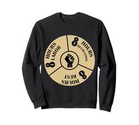 8 Hours Labor, 8 Hours Recreation, 8 Hours Rest Sweatshirt