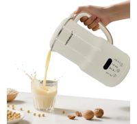 8-in-1 Automatic Nut Milk Maker Blender, 40.6oz Homemade Almond, Oat, Coconut, Soy, Plant-Based & Non-Dairy Milks, Soybean Machine with Delay Start, Keep Warm, Self-Cleaning & Boil Water Functions