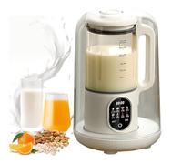 8 In 1 Automatic Soy Milk Maker, 1500Ml Nut Milk Maker, with Self-cleaning, 16 Blades Makes Almond Milk, Oat Milk, Plant Milk, Juice with 24H Delay Timer