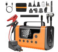 8-in-1 Car Jump Starter, 12V Battery Booster for Gasoline