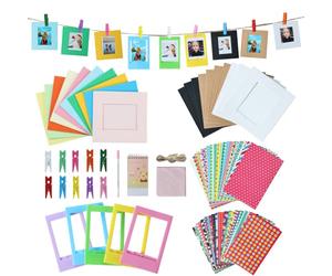 8 in 1 Colorful Bundle Kit Accessories Compatible with Fujifilm Instax Mini 11 90 70 9 8+ 8 LiPlay Instant Camera, Polaroid Snap SnapTouch PIC-300 Z2300 Instant Camera