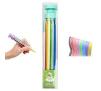 8 in 1 Crayon Pens,Multicolor Crayons,Colouring Pencils,8 in 1 Crayon Painting Party Favors,Retractable Crayons,Drawing Learning and Art Class Supplies,Multi Coloured Pens All in One,Crayons,Green