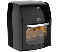 8 in 1 Digital Air Fryer Oven 12L - 1800W in Black